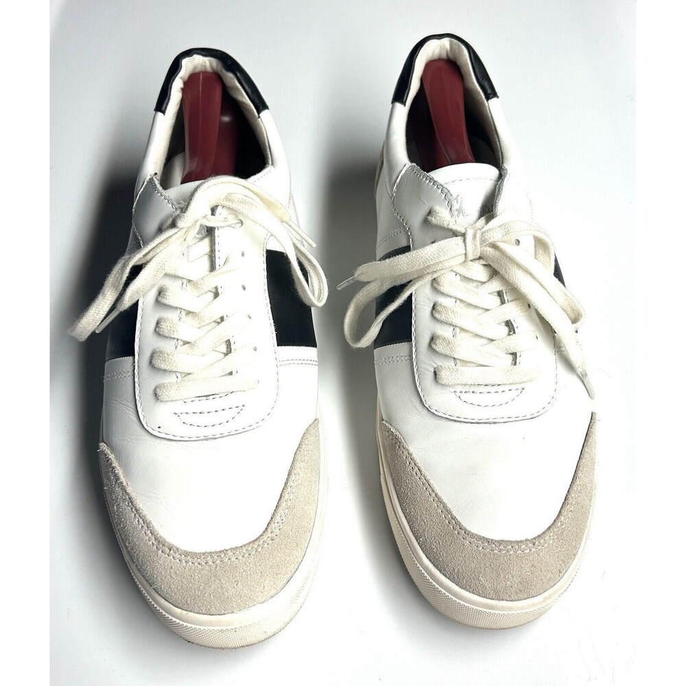 Sam Edelman Enna Casual Sneakers Womens Size 10 White Leather Athletic Shoes - Picture 3 of 5